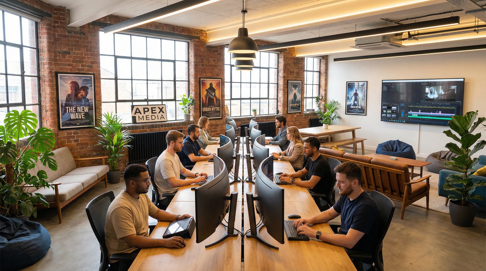 国产主播办公环境